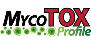 Logo of MycoTOX Profile, representing mycotoxin testing and analysis services in a professional design.