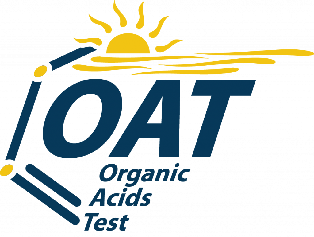 Visual representation of an Organic Acid Test (OAT) focused on analyzing organic acids from oats in a clinical environment.